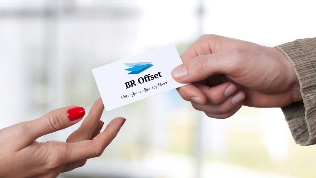 Visitkort er relevante